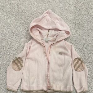 Burberry kid Pink Hoodie with Elbow Patches